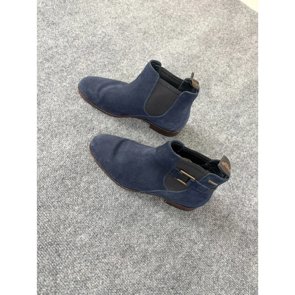 Dubarry Monaghan Womens Suede Ankle Boot Navy Blue Gore Tex Size 40 (US 9.5)